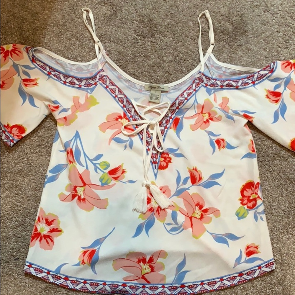 Off the should blouse